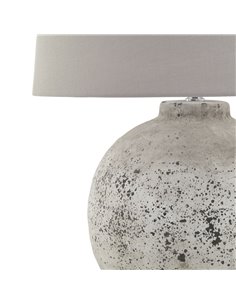 Hill Interiors Tiber Large Stone Ceramic Lamp 23029 2