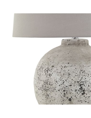 Hill Interiors Tiber Large Stone Ceramic Lamp 23029