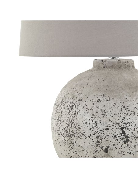 Hill Interiors Tiber Large Stone Ceramic Lamp 23029 - pic 113331 | FastDaddyshop