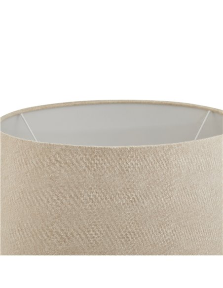 Hill Interiors Conical Wicker Table Lamp With Linen Shade 23055 - pic 113342 | FastDaddyshop
