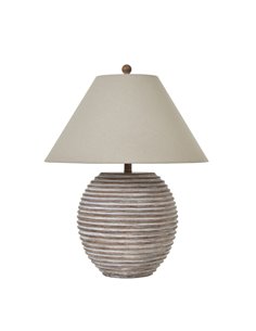Hill Interiors Saturn Table Lamp With Linen Shade 23723