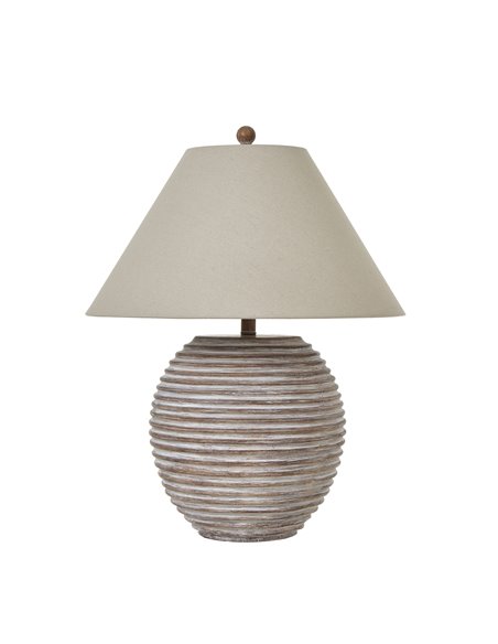 Hill Interiors Saturn Table Lamp With Linen Shade 23723 - pic 113345 | FastDaddyshop