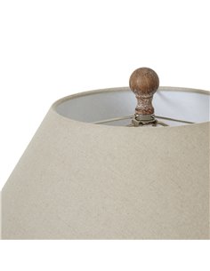 Hill Interiors Saturn Table Lamp With Linen Shade 23723 2