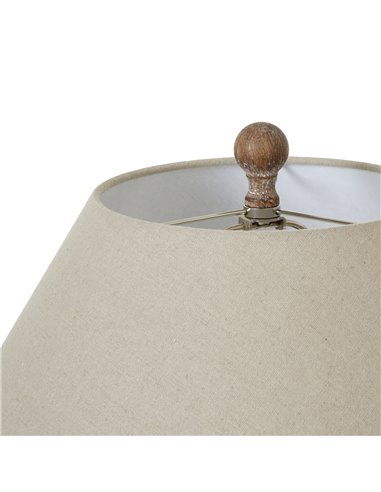 Hill Interiors Saturn Table Lamp With Linen Shade 23723