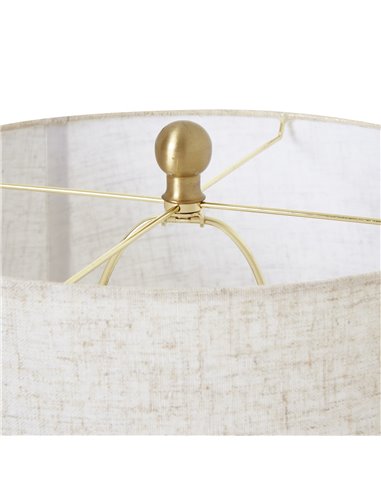 Hill Interiors White Wash Bulbous Wicker Table Lamp With Linen Shade 23726