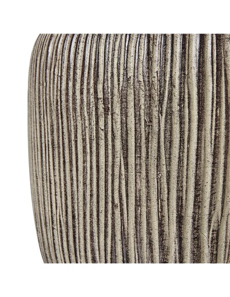 Hill Interiors Ochre Carved Textured Table Lamp With Linen Shade 23728 - pic 113367 | FastDaddyshop