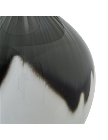 Hill Interiors Grey Shadows Table Lamp With Linen Shade 23733