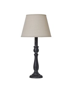 Hill Interiors Ravenna Column Table Lamp With Linen Shade 23883