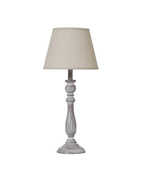 Hill Interiors Dunum Column Table Lamp With Linen Shade 23890 - pic 113400 | FastDaddyshop