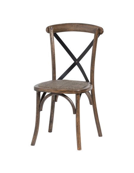 Hill Interiors Cross Back Dining Chair 20571 - pic 113416 | FastDaddyshop