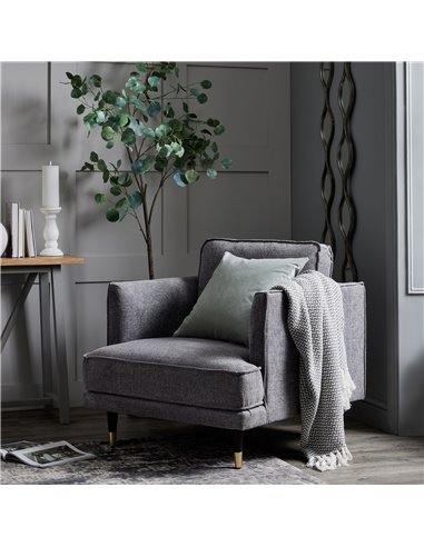 Hill Interiors Hampton Grey Large Arm Chair 21404