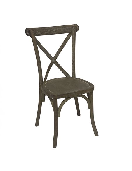 Hill Interiors Light Oak Cross Back Dining Chair 22926 - pic 113430 | FastDaddyshop