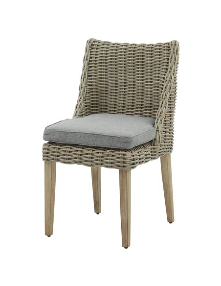 Hill Interiors Amalfi Collection Outdoor Round Dining Chair 22950 - pic 113434 | FastDaddyshop