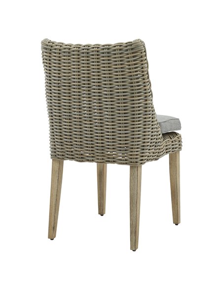 Hill Interiors Amalfi Collection Outdoor Round Dining Chair 22950 - pic 113436 | FastDaddyshop