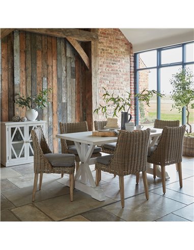 Hill Interiors Amalfi Collection Outdoor Round Dining Chair 22950