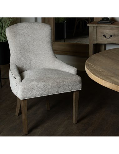 Hill Interiors Brockham Taupe Dining Chair 22988