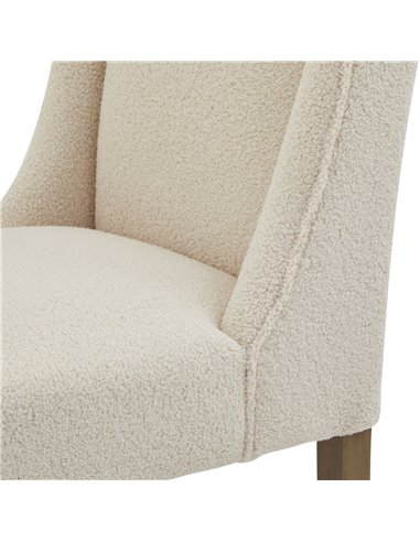 Hill Interiors Compton Boucle Dining Chair 22989