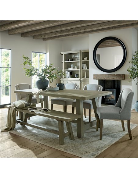 Hill Interiors Compton Grey Dining Chair 22991 - pic 113461 | FastDaddyshop