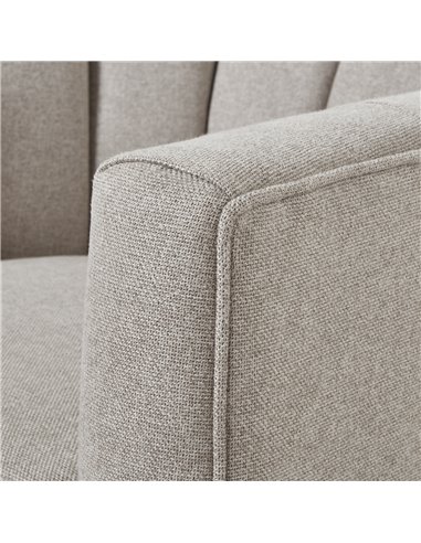Hill Interiors Lily Swivel Chair In Oatmeal Twill 23735