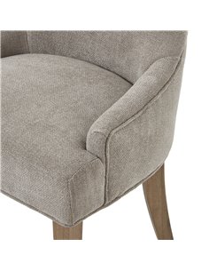Hill Interiors Brockham Woven Taupe Dining Chair 23744 2