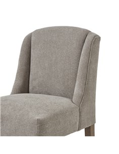 Hill Interiors Crompton Woven Taupe Dining Chair 23745 2