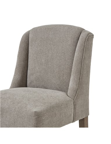 Hill Interiors Crompton Woven Taupe Dining Chair 23745