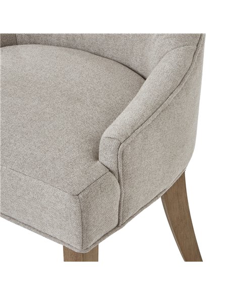Hill Interiors Brockham Oatmeal Twill Dining Chair 23746 - pic 113493 | FastDaddyshop