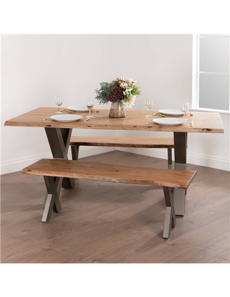 Hill Interiors Live Edge Collection Dining Table 19743 - pic 113505 | FastDaddyshop