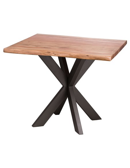 Hill Interiors Live Edge Collection Square Dining Table 20459 - pic 113516 | FastDaddyshop