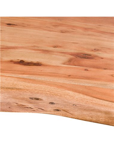Hill Interiors Live Edge Collection Square Dining Table 20459