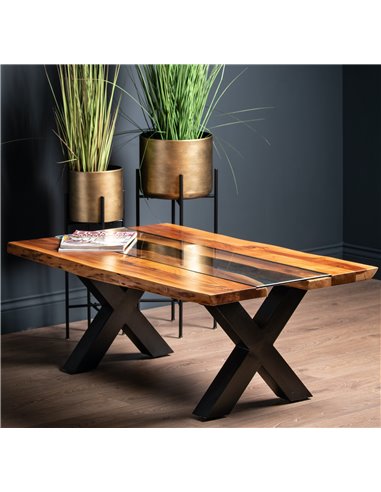 Hill Interiors Live Edge Collection River Coffee Table 21128