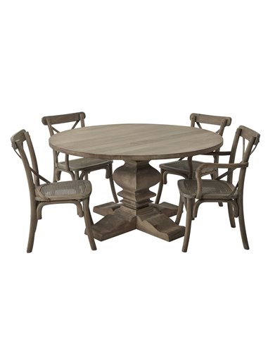 Hill Interiors Copgrove Collection Round Pedestal Dining Table 22695