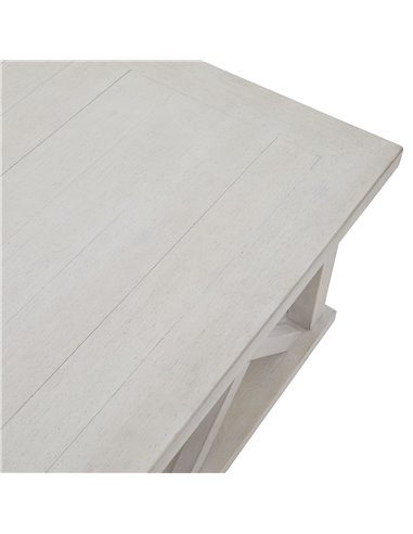 Hill Interiors Stamford Plank Collection Square Coffee Table 22922