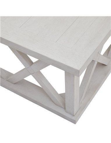 Hill Interiors Stamford Plank Collection Square Coffee Table 22922