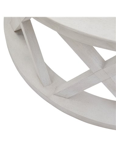 Hill Interiors Stamford Plank Collection Round Coffee Table 22923