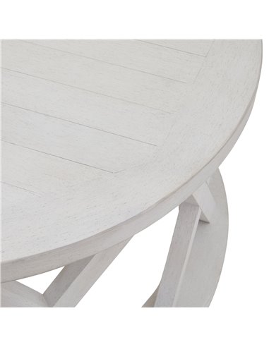 Hill Interiors Stamford Plank Collection Round Coffee Table 22923