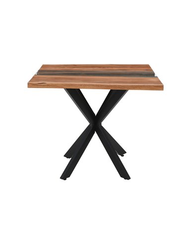 Hill Interiors Live Edge Collection Square River Dining Table 23683