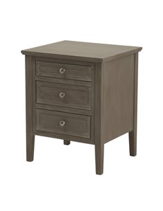 Hill Interiors The Serene Collection Three Drawer Bedside Table 23895