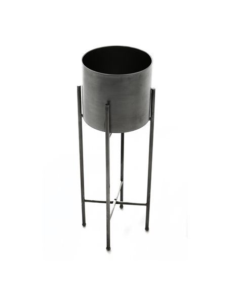 Hill Interiors Set Of Two Silver Planters On Stand 21585 - pic 113580 | FastDaddyshop