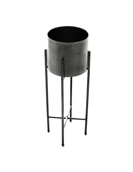 Hill Interiors Set Of Two Silver Planters On Stand 21585 - pic 113581 | FastDaddyshop