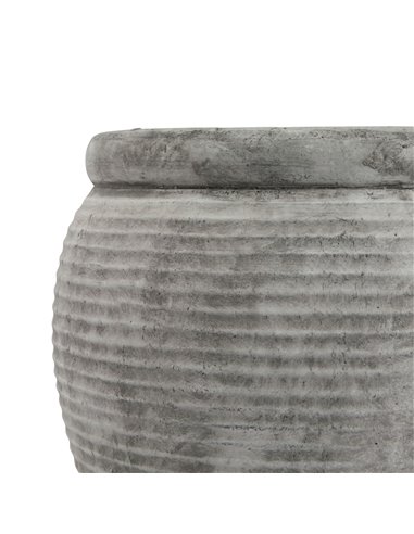 Hill Interiors Athena Rimmed Large Plant Pot 23297