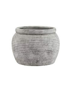 Hill Interiors Athena Rimmed Plant Pot 23298