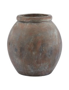 Hill Interiors Siena Large Brown  Jar Shaped Planter 23308