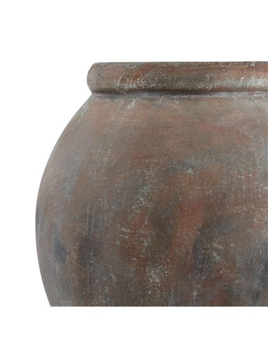 Hill Interiors Siena Large Brown  Jar Shaped Planter 23308