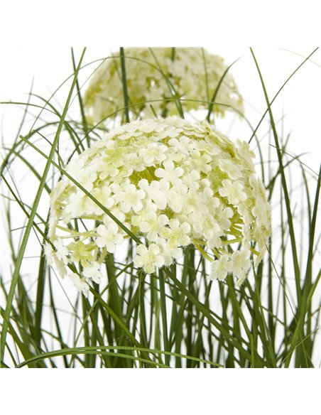Hill Interiors Large White Allium Plant In Pot 23713 - pic 113639 | FastDaddyshop