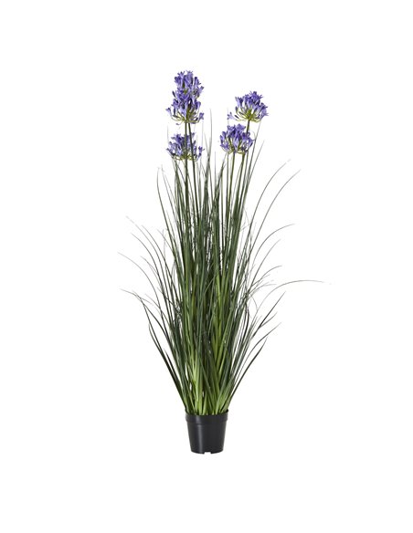 Hill Interiors Large Blue Agapanthus Plant In Pot 23716 - pic 113650 | FastDaddyshop