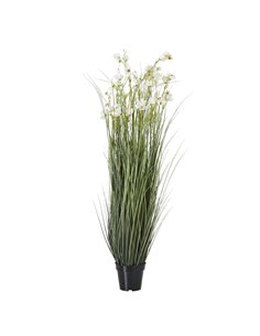 Hill Interiors Large White Meadow Plant In Pot 23720