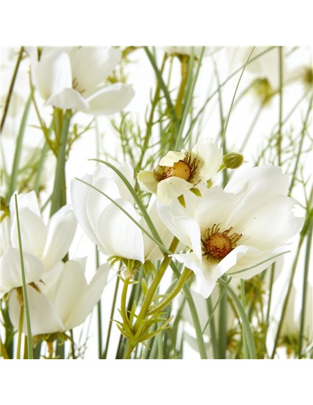 Hill Interiors Large White Meadow Plant In Pot 23720 - pic 113655 | FastDaddyshop