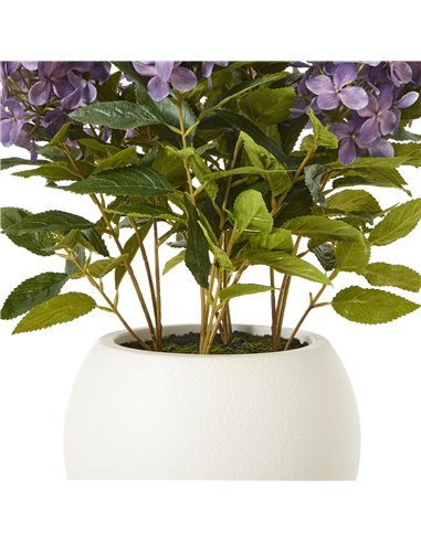 Hill Interiors Medium Purple Hydrangea Plant In Pot 23753