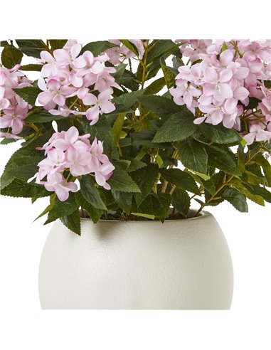Hill Interiors Large Pink Hydrangea Plant In Pot 23754